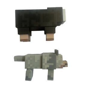 5 for $30 Lot of Two 2 Mojang Minecraft Figures